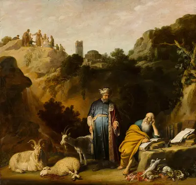 Hippocrates bezoekt Democritus