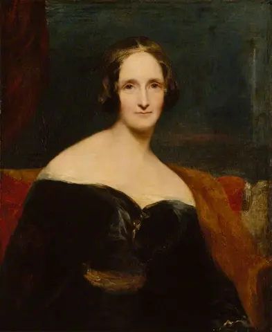 Richard Rothwell (1800-1868) - Mary Wollstonecraft Shelley - NPG 1235 - National Portrait Gallery