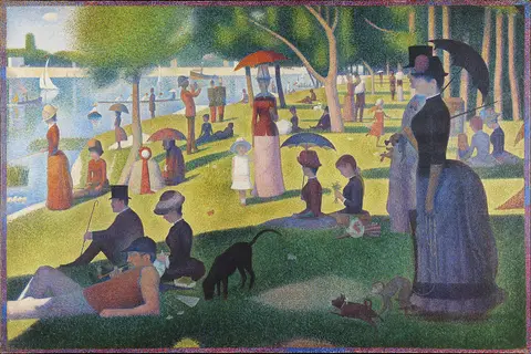 A Sunday on La Grande Jatte, Georges Seurat, 1884