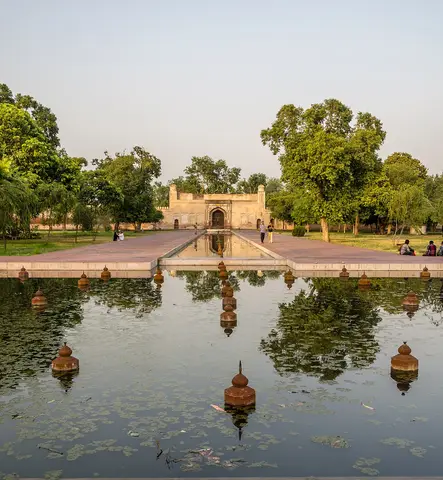 Hayat Baksh (Bestower of life) terrace - Shalimar Gardens