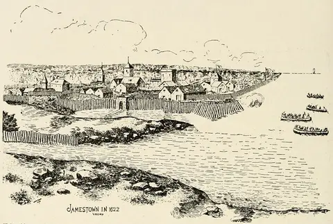 Jamestown Virginia in 1622 Conquestofvirg1939sams 0590