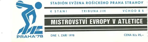 Vstupenka ME 1978