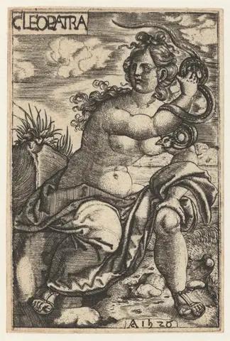 Cleopatra met slang