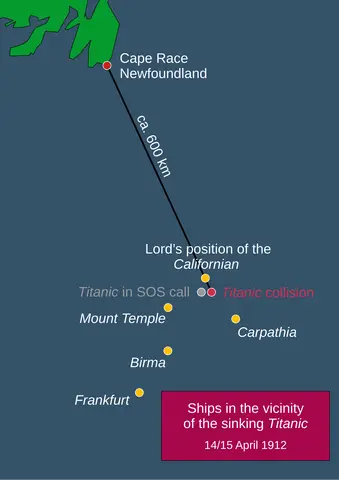 1912 Titanic other ships EN
