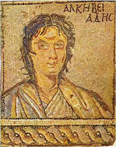 Mosaico Alcibiade