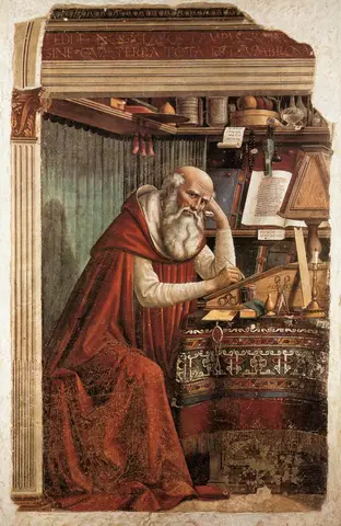Domenico ghirlandaio, san girolamo 01
