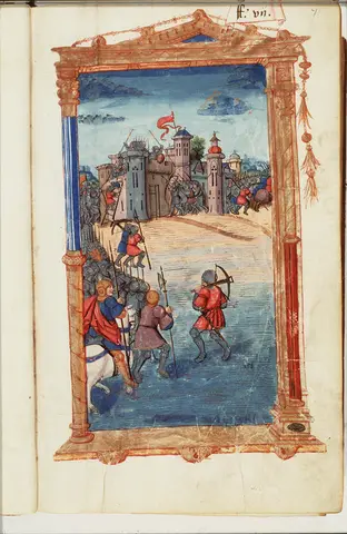 Assault of Cartagena (New-Carthage) after a short siege by Scipio Africanus Major