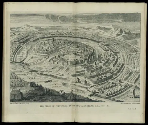 The siege of Jerusalem by Nebuchadnezzar