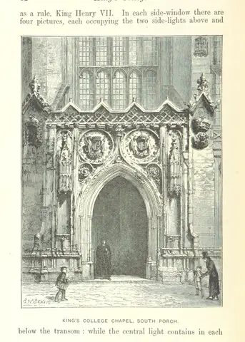 Cambridge University from "A Concise Guide to the Town and University of Cambridge. In four walks. [With illustrations and a map.]".