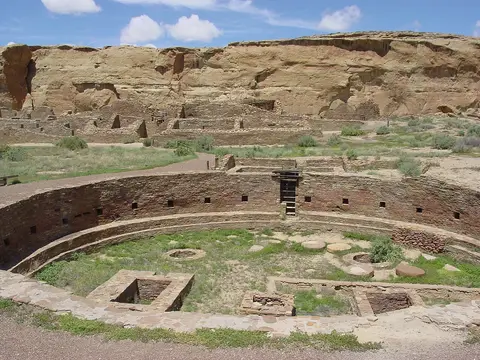 Chaco Canyon Chetro Ketl great kiva plaza NPS
