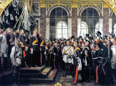 A v Werner - Kaiserproklamation am 18 Januar 1871 (3. Fassung 1885)