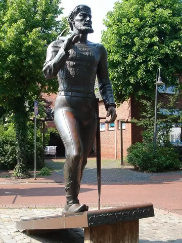 Marienhafe Denkmal Klaus Stoertebeker