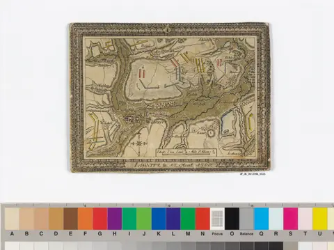 [23]: Militärkarte der Schlacht bei Liegnitz, heute Legnica, Polen, am 15. Aug. 1760, ab 1763