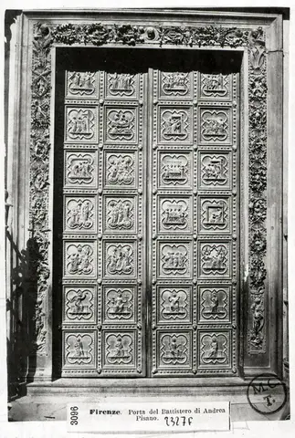 Florence: Baptistery, door of Andrea Pisano
