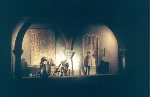 Ralswiek, Naturbühne am Jasmunder Bodden (1959). Rügenfestspiele "Klaus Störtebeker", Szenenbild