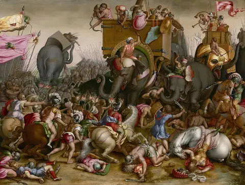 Cornelis Cort - The Battle of Zama - 1990.563 - Art Institute of Chicago