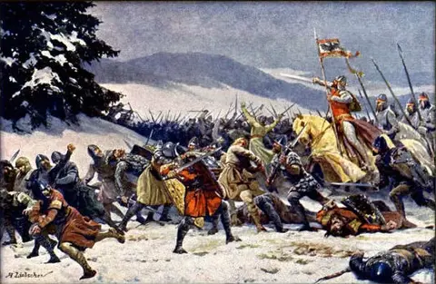 Adolf Liebscher - Vítězství Soběslava I. u Chlumce 18. února 1126