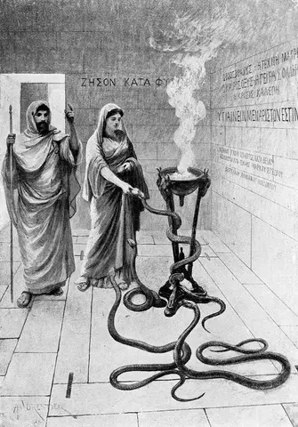 Temple of Aesculapius at Cos.