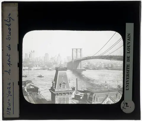 New York. Brooklyn bridge