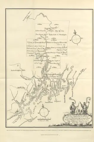 map from "[An Historical Memoir of the Colony of New Plymouth.]".
