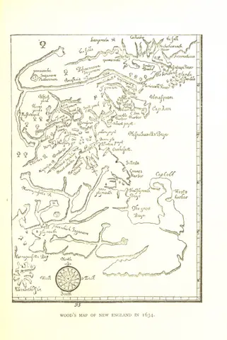 map from "The Pilgrim Republic; an historical review of the Colony of New Plymouth, with sketches of the rise of other New England Settlements, etc".