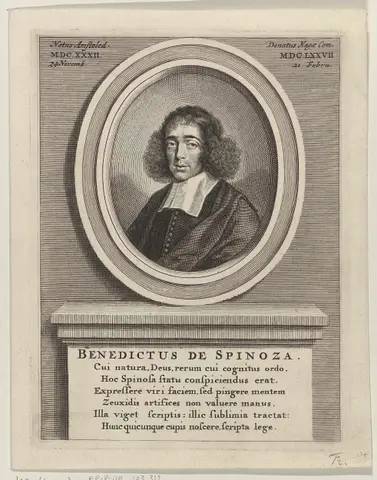 Portret van Baruch de Spinoza