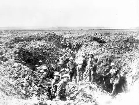Consolidating their positions on Vimy Ridge