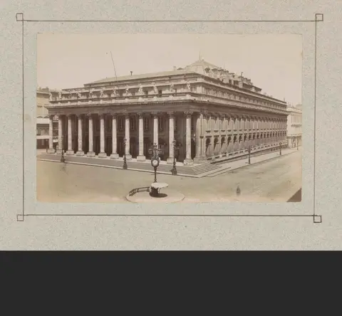 Gezicht op het Grand Théâtre de Bordeaux