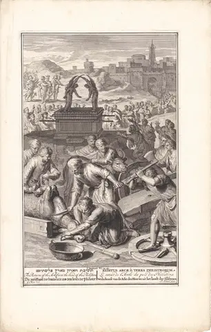 Terugkomst van de ark des verbonds uit het land der Filistijnen