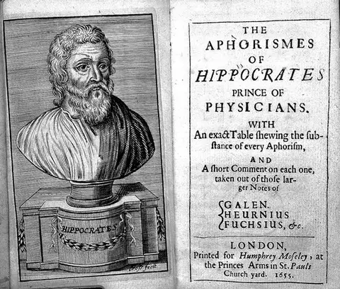 Hippocrates, The aphorismes of Hippocrates p