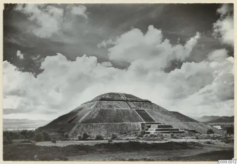 pyramid, ruin, fotografi, photograph