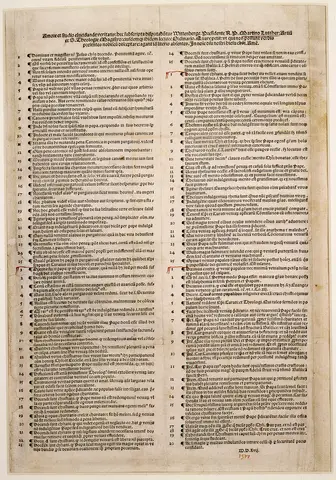 Luther 95 Thesen
