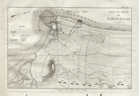 Plan Du Siège De St. Jean D'Acre.