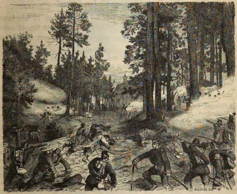 Battle of Trautenau - fight for the Kapellenberg, 27 June 1866