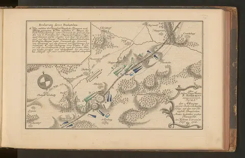 Neues Kriegs-Theater oder Sammlung der Merkwurdigsten Begebenheiten des Gegenwaertigen Krieges in Teutschland 1763 (91973079)