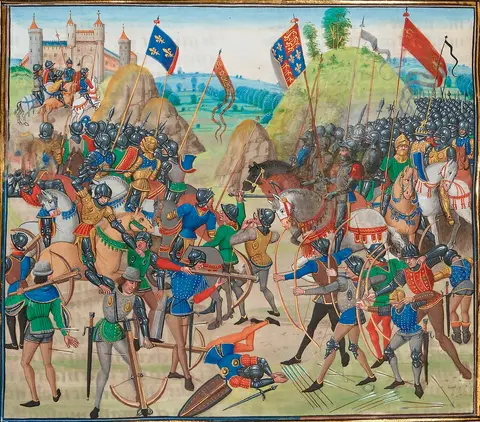 Battle of crecy froissart