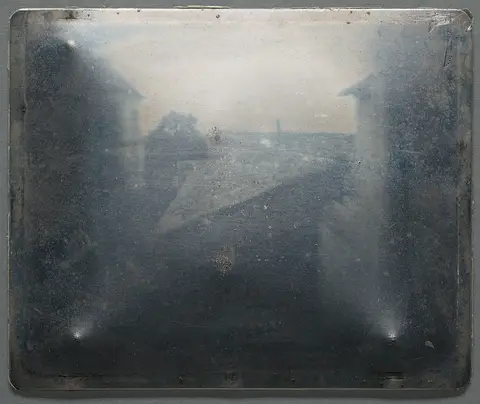 Untitled (point de vue), Niépce 1827 — HRC 2020 (cropped)