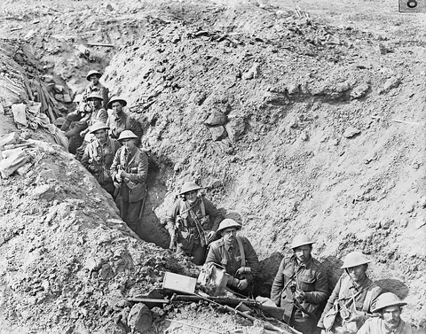 New Zealand trench Flers September 1916