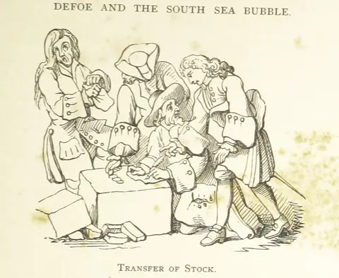 South Sea Bubble from "Daniel Defoe: his life and recently discovered writings: extending from 1716 to 1729. [With plates, including a portrait.]".