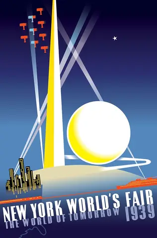 Joseph Binder's poster for the 1939 New York World's Fair