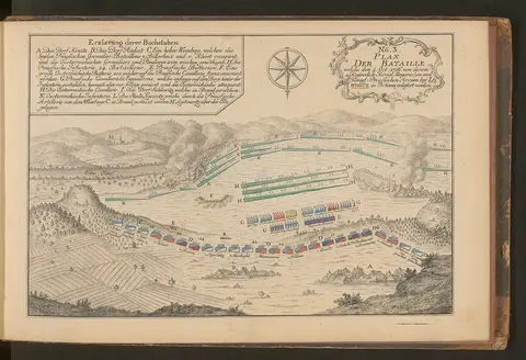 Neues Kriegs-Theater oder Sammlung der Merkwurdigsten Begebenheiten des Gegenwaertigen Krieges in Teutschland 1763 (91972828)