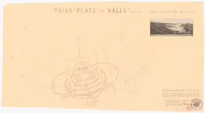 Thing-Platz, Halle/Saale: Lageplan