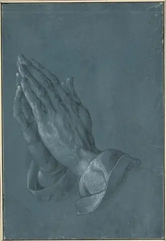 Praying hands (detail from the “Heller-Altar”)