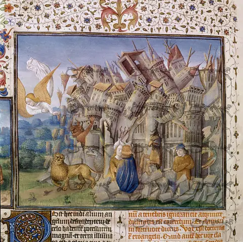 Apocalypse figurée des ducs de Savoie - Escorial E Vit.5 - Fall of Babylon