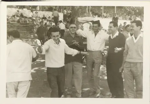 Festival and lantern at Agios Panteleimon, (Platanes), Prinos, 1960s