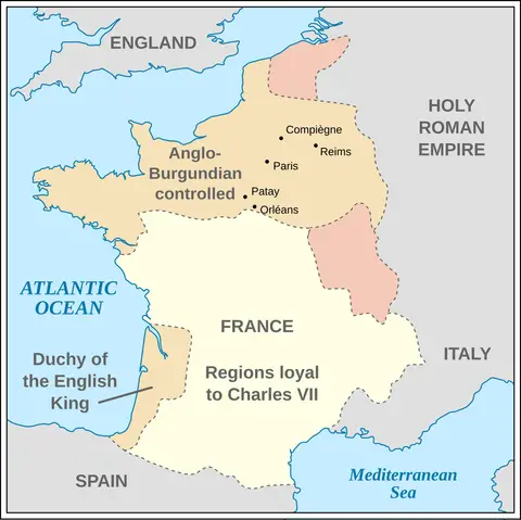 100 Years War France 1435