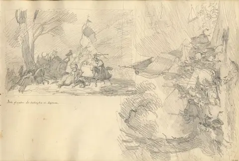 Studies for the Battle of Legnano