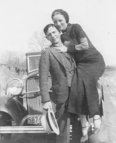 Bonnie Parker and Clyde Barrow