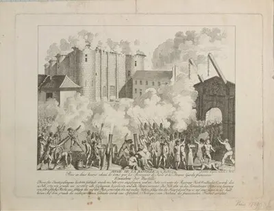 The storming of the Bastille on July 14, 1789