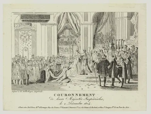 Imperial coronation of Napoleon on 02.12.1804